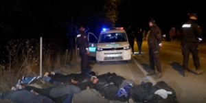 Polis’in "dur" emrine uymayan göçmenler kaza yaptı